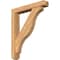 Ekena Millwork Funston Craftsman Smooth Bracket w/ Offset Brace, Western Red Cedar, 5 1/2"W x 32"D x 38"H BKT0604X32X38FST04SWR - alternate 1